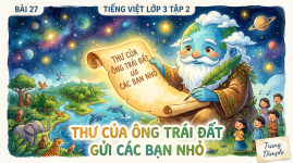Thư của ông Trái Đất gửi các bạn nhỏ –Tiếng Việt lớp 3 tập 2.png