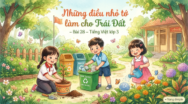Những điều nhỏ tớ làm cho Trái Đất – Bài 28 – Tiếng Việt lớp 3.png